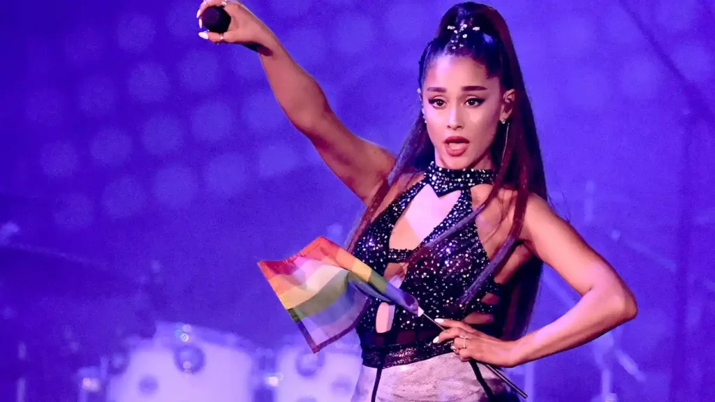 Ariana Grande at concert