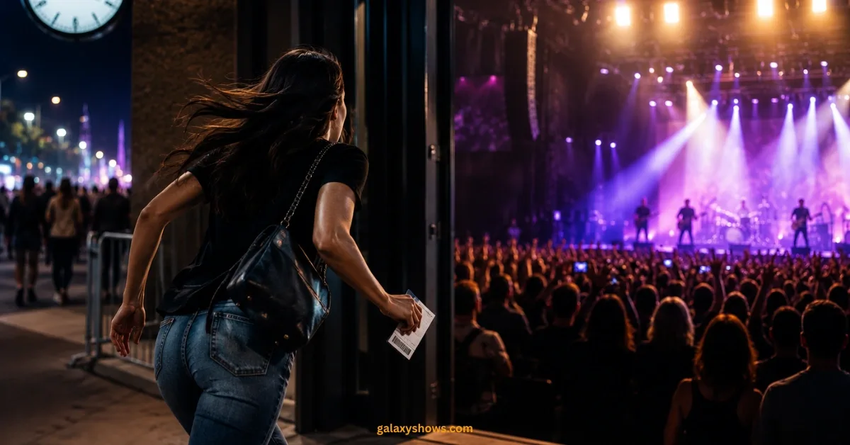 What Happens If You're Late to a Concert