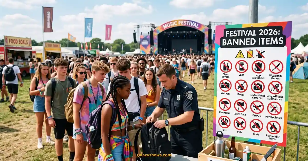What Not to Bring to a Music Festival - Banned Items List